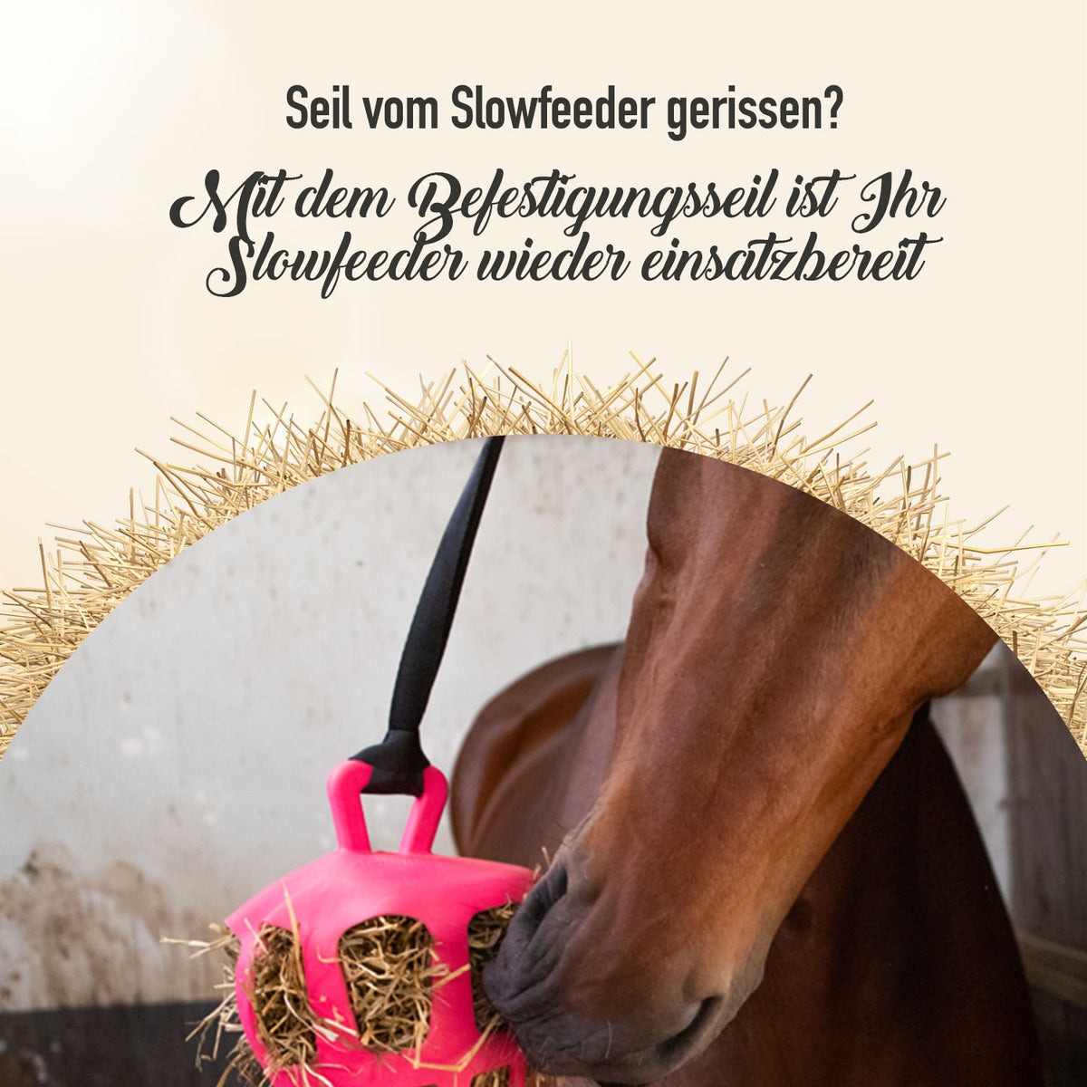 Heunetz Slowfeeder Ersatzseil