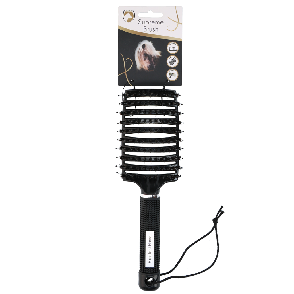 Excellent Horse Supreme Brush Schwarz