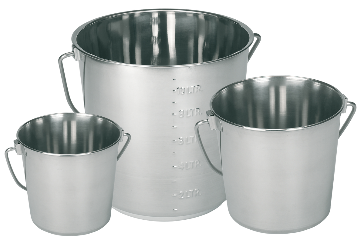 Edelstahl Eimer 5,7 l