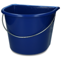 Eimer mit flacher Seite 15 l Blau