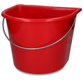 Eimer mit flacher Seite 15 l Rot