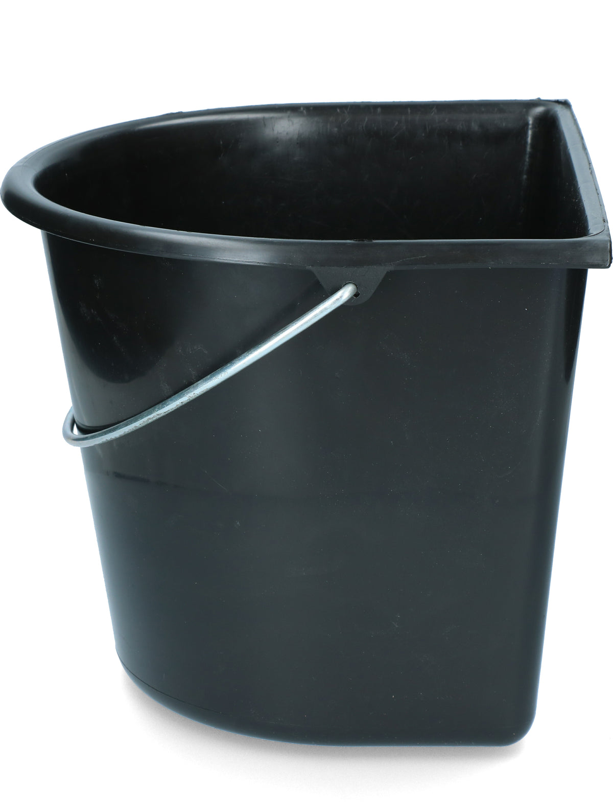Eimer mit flacher Seite 15 l Schwarz