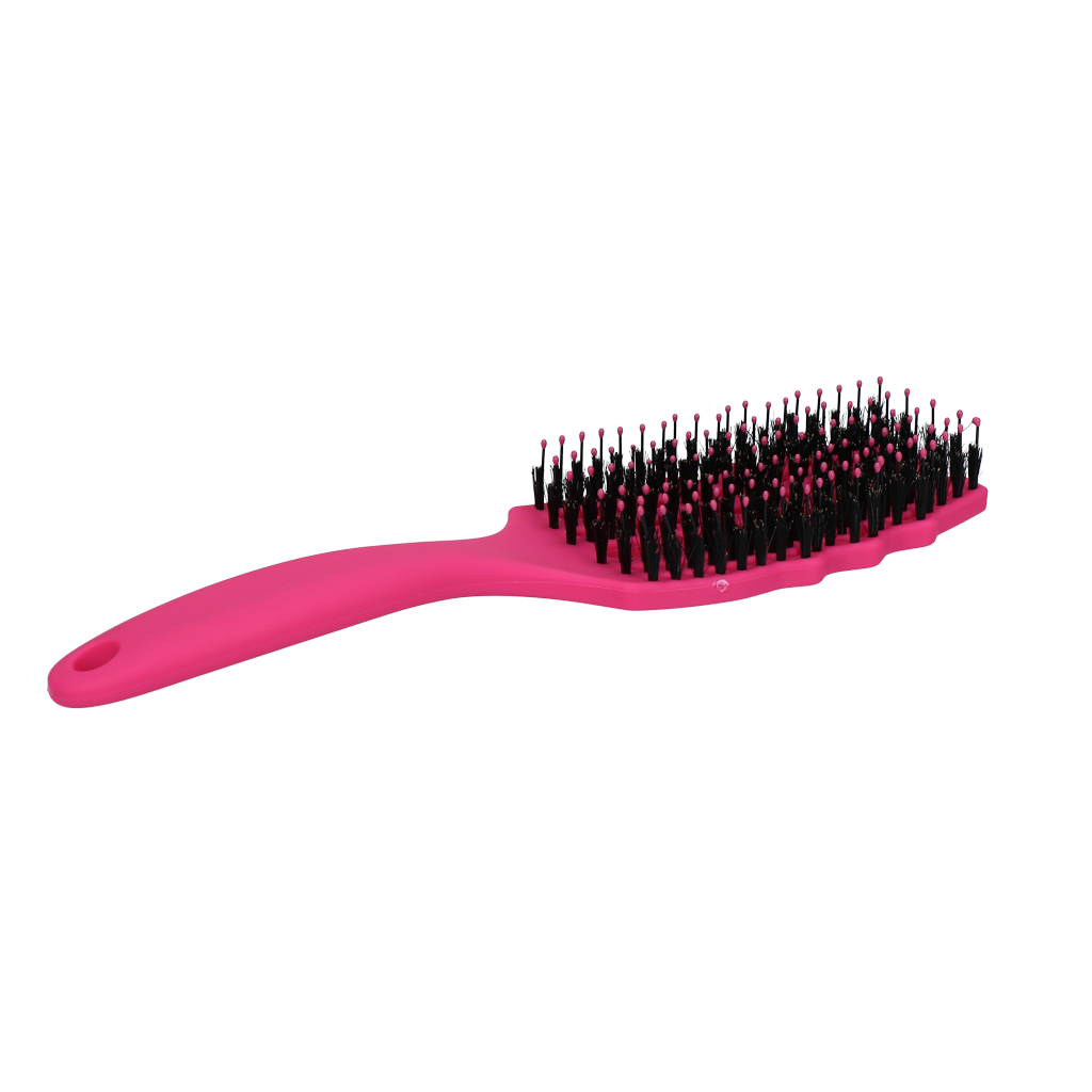 Excellent Horse Wave Brush Black rosa