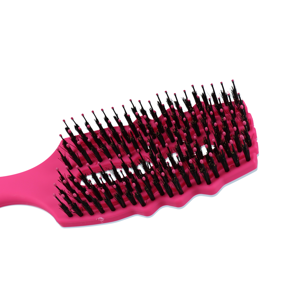 Excellent Horse Wave Brush Black rosa
