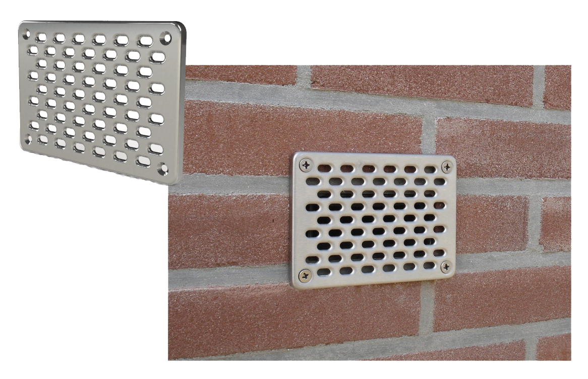 GevelFix Edelstahl Gitter 10 x 14 cm