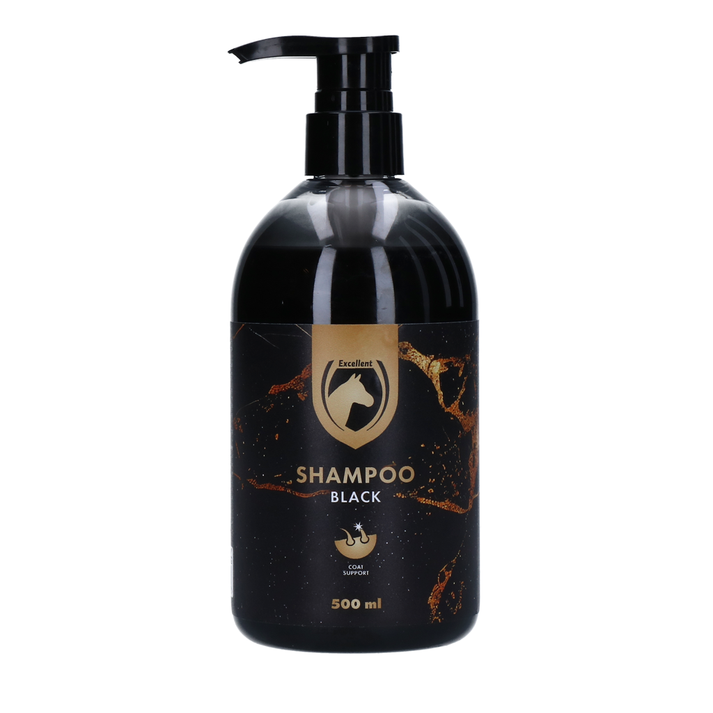 Excellent Horse Hi Gloss Shampoo Schwarz 500 ml