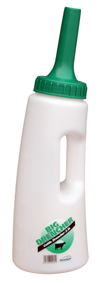 Eingabe Easy Drencher Big 2,5 l Rind/Kalb Grün Komplett