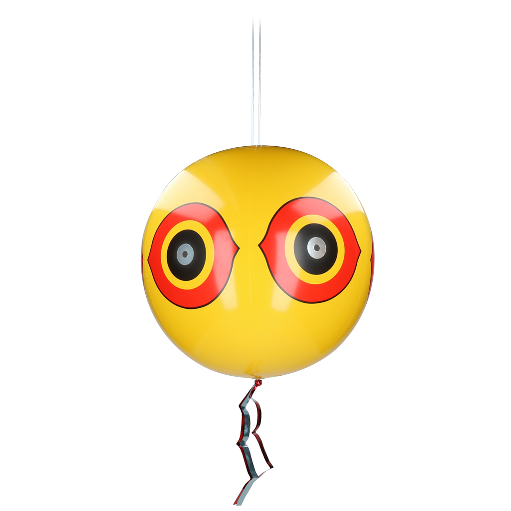 Knock Pest Schreck-Ballon Gelb