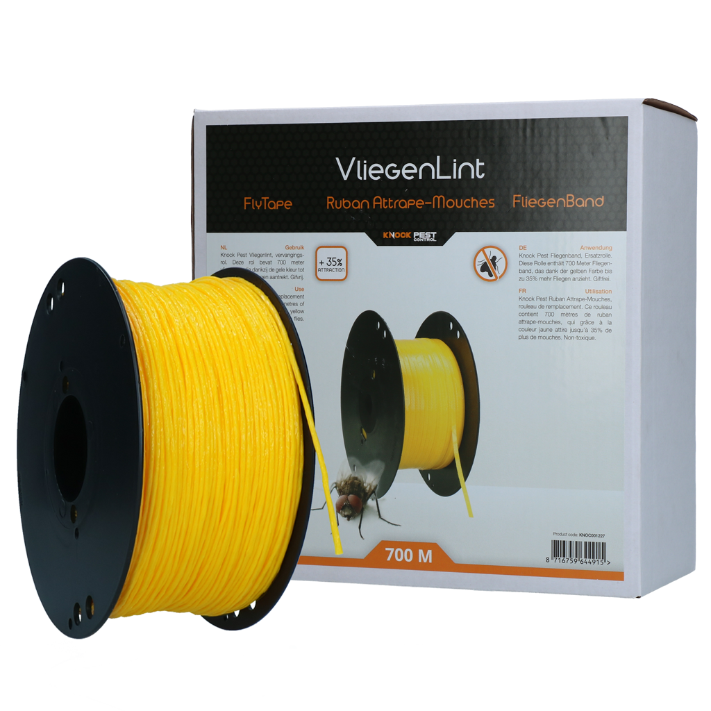 Knock Pest Fliegenband Ersatzrolle 700 m Gelbe