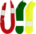 Markierungsband mit Klettverschluss, gelb Grün