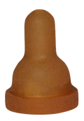 Lammeimer Ersatzsauger gelb/braun kurzes Model