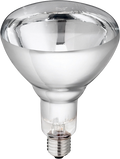 Hartglas Lampe 150 W - Weiß