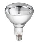 Hartglas Lampe 250 W - Weiß