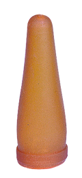 Lämmersauger gelb/braun für Bierflasche