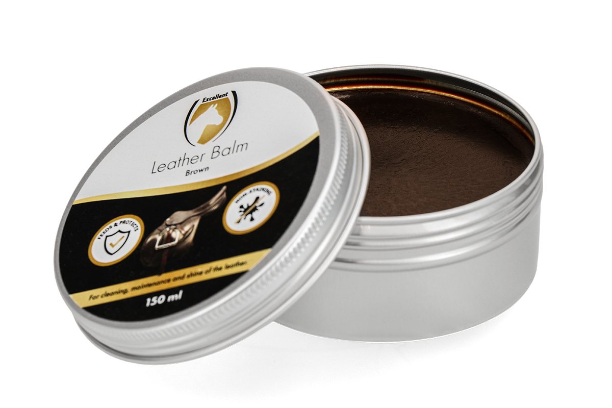 Excellent Leder & Sattel Balm Naturell Braun