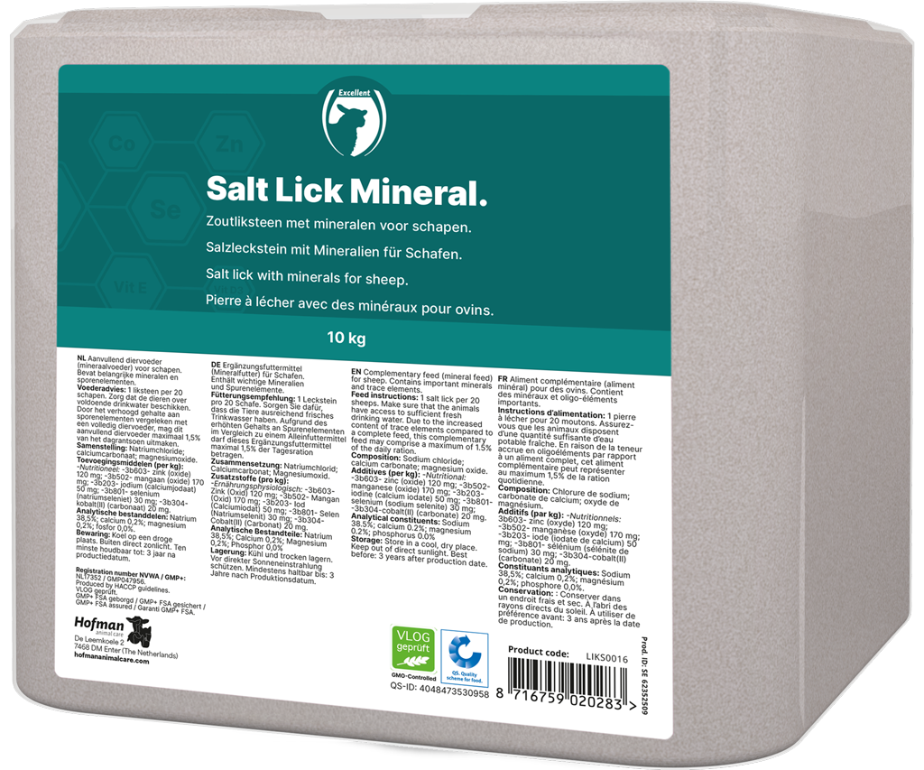 Excellent Leckstein Mineral Schaf 10 kg