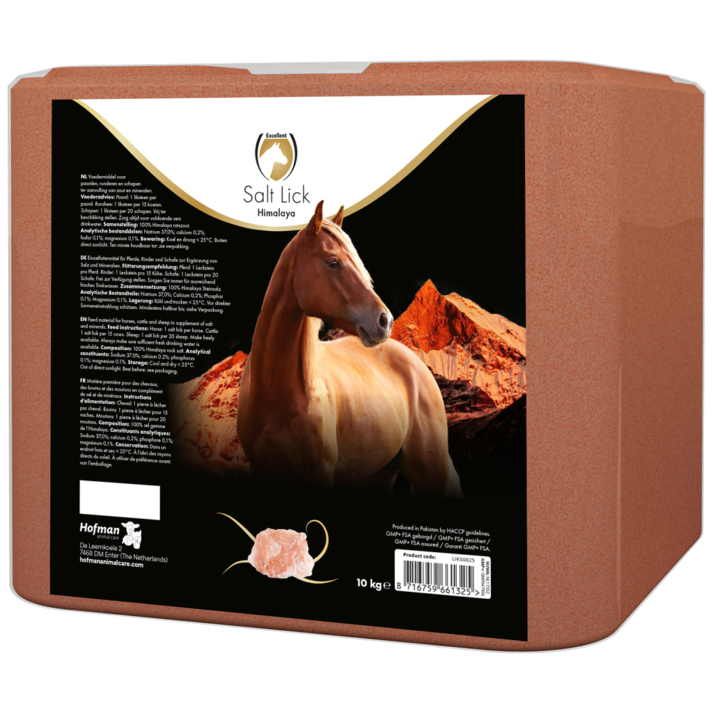 Excellent Horse Salt Lick Himalaya Rind/Pferd/Schaf 10 kg (GMP+)