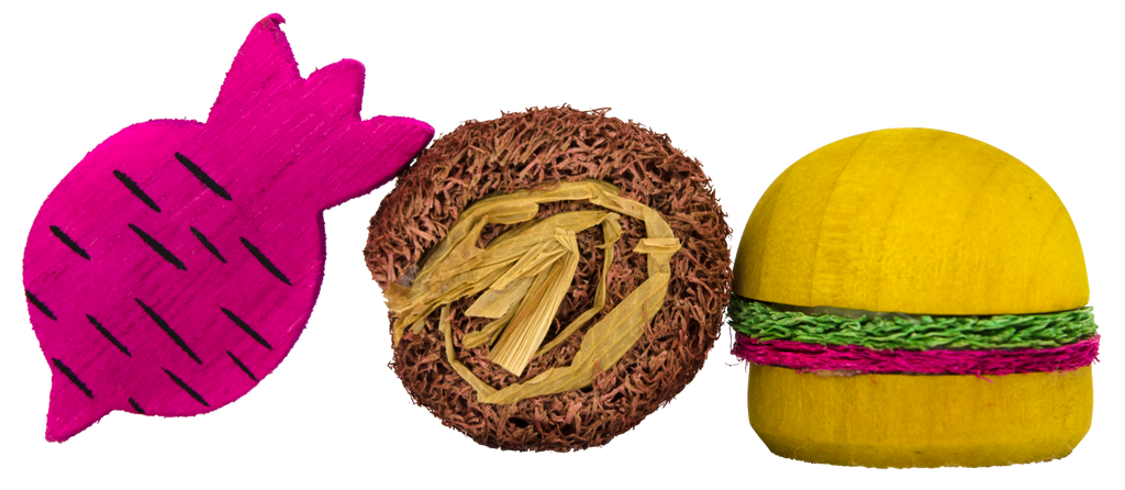 Pawise Wooden Loofah Pretty Toys No2