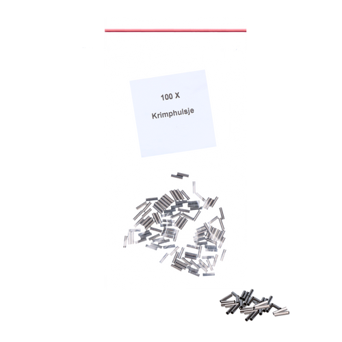 Crimphülsen für Befestigungsdraht 100 St.