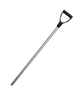 Schaufelstiel Aluminium 28x105 cm Schwarzer Griff