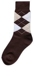 Reitersocke braun/beige/weiß 43-46