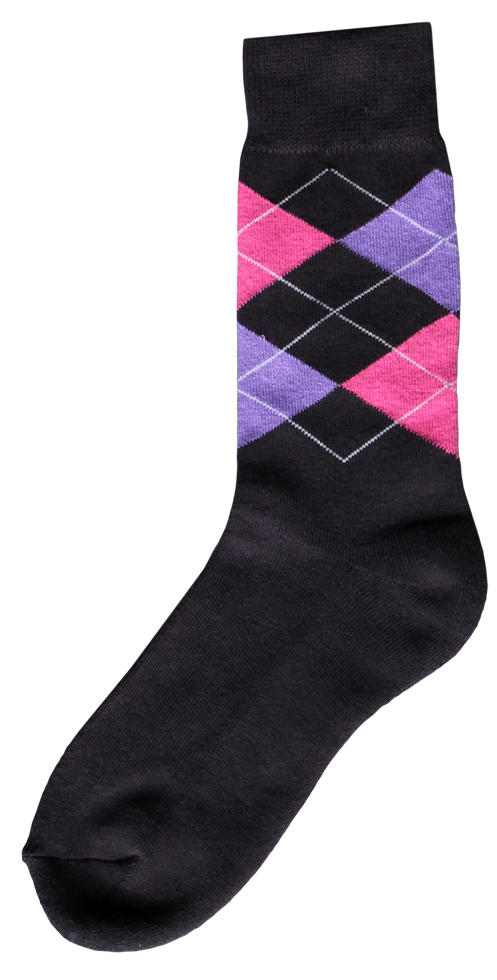 Reitersocke d.grau/beige/violett 43-46