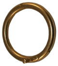 Bullennasenringe, Messing 61 mm + Schraube