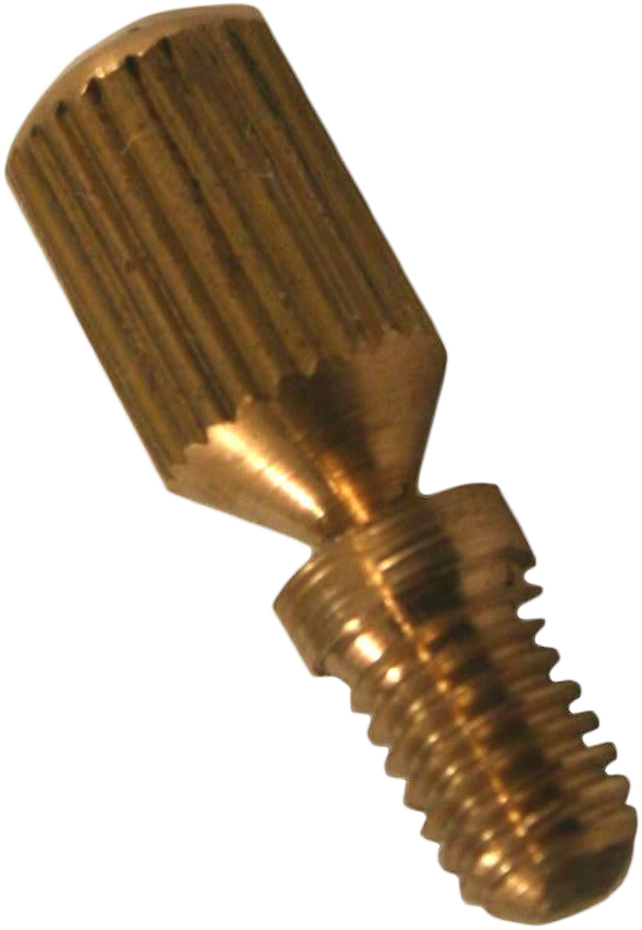 Bullennasenringe Ersatzschraube Messing