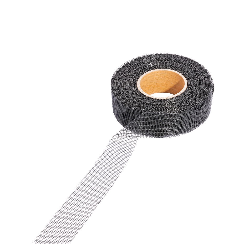 Belüftungsband Edelstahl Schwarz 30 m x 5 cm