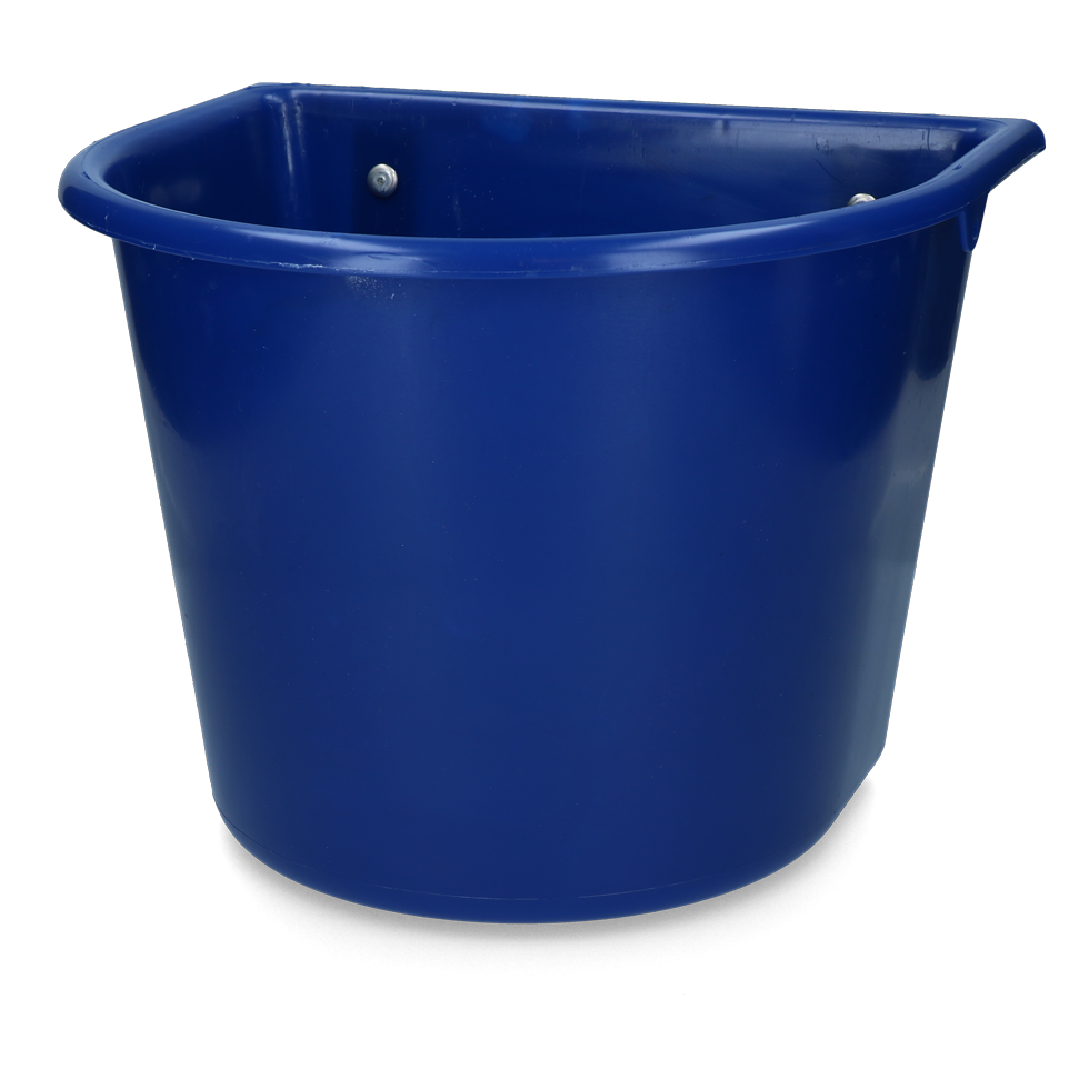 Futtertroge 15 l mit Haken Dunkelblau