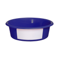 Futterschale 6 l Blau (mit weißem Label)