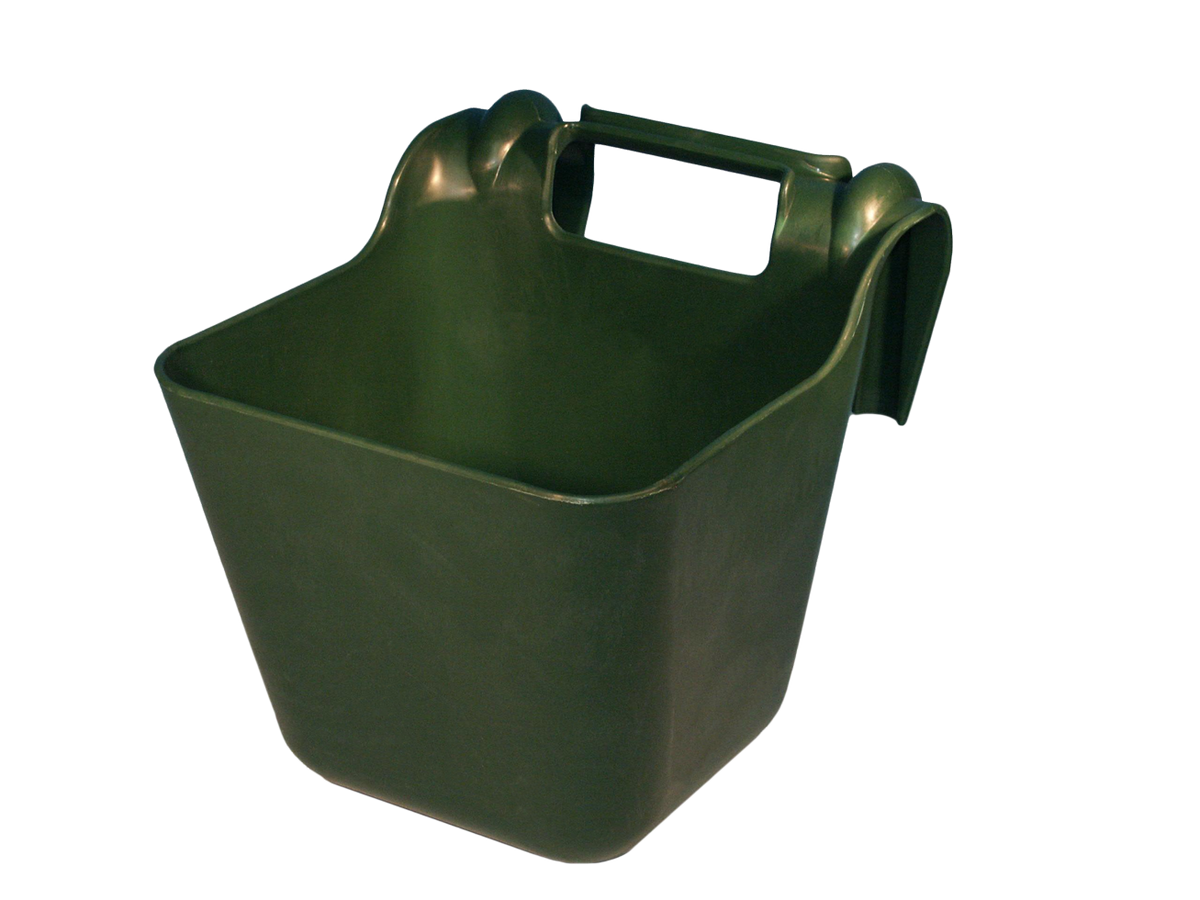OK Plast Futtertrog zum Einhängen 14 l Grün