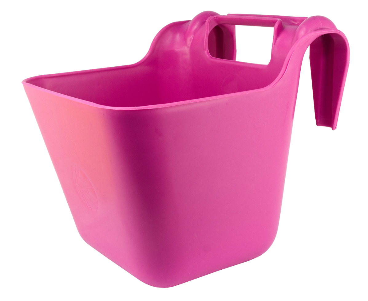 OK Plast Futtertrog zum Einhängen 14 l Rosa