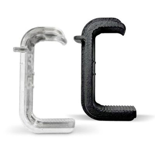 Clips für Vogelnägel Sonnenkollektoren 35 mm Schwarz