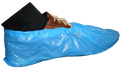 Einweg Überziehschuh blau CPE