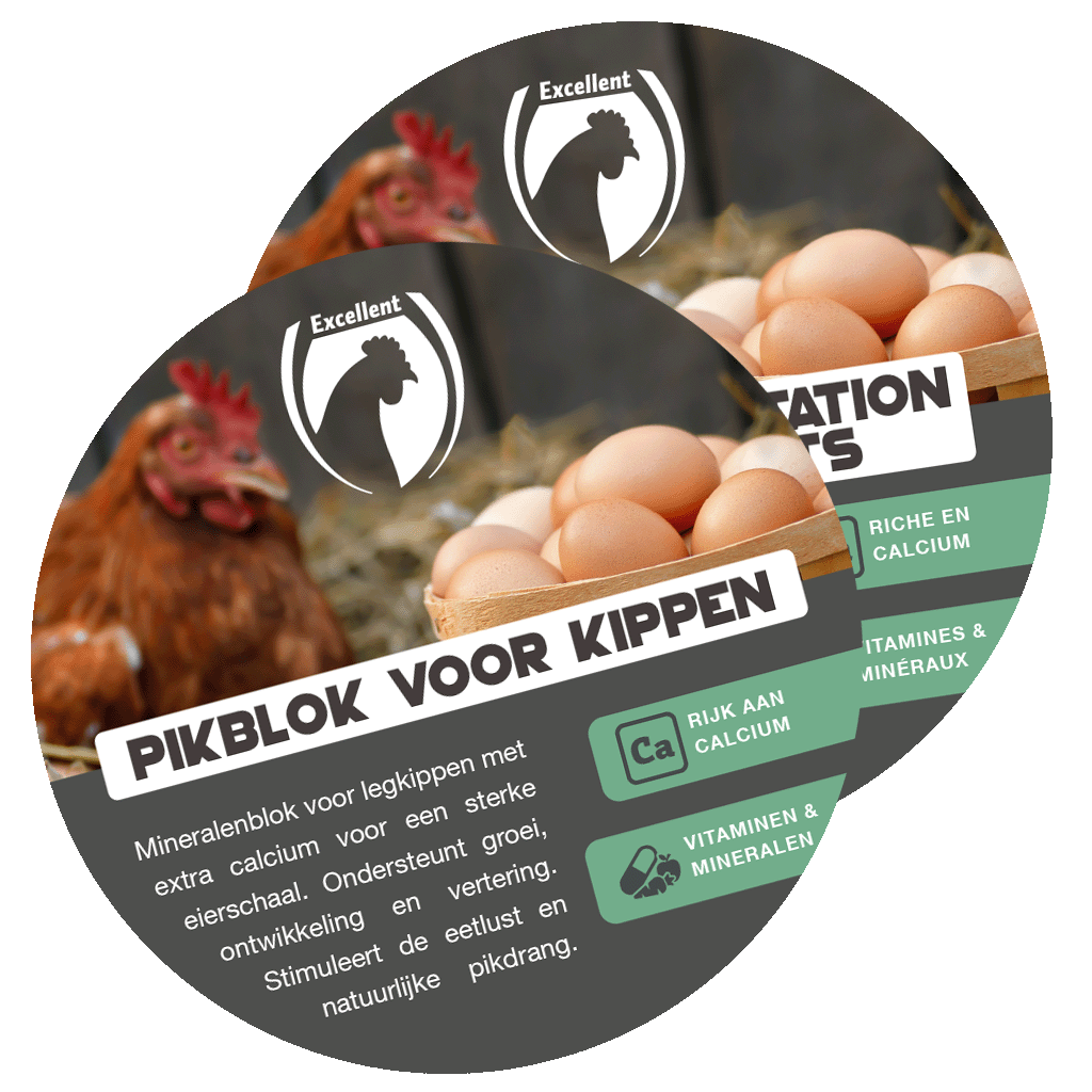 Wobbler Excellent Legkippen Blok NL/FR