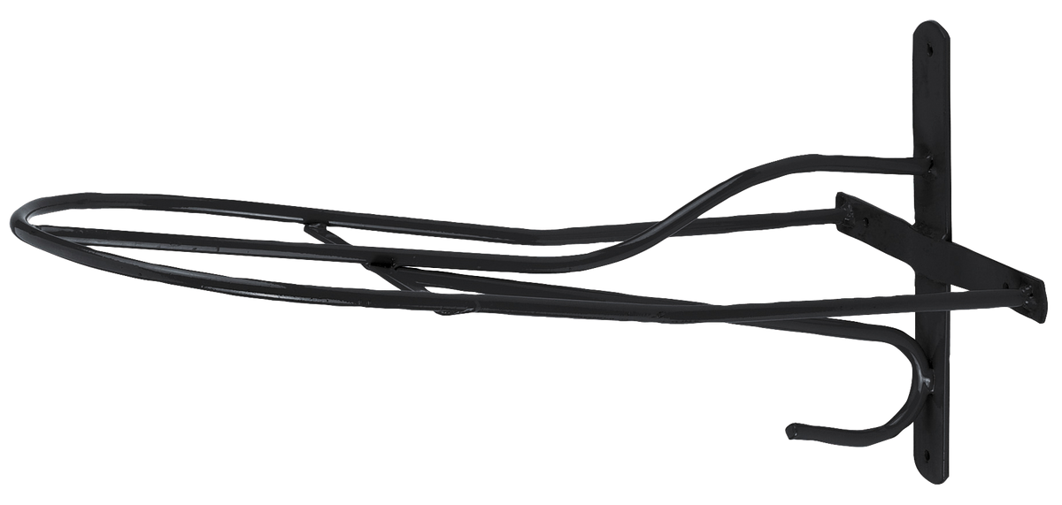 Sattelhalter Metall 54 cm Schwarz
