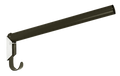 Sattelhalter 44cm rund metal schwarz