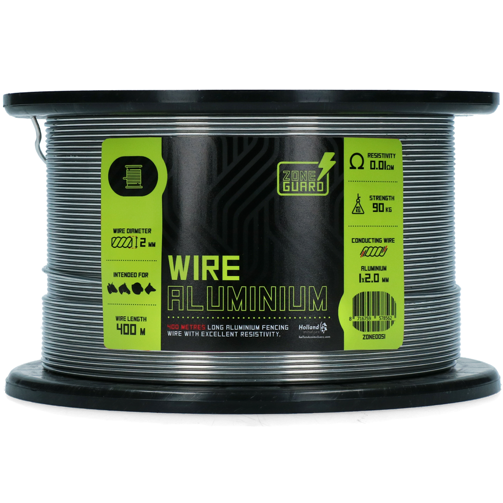 ZoneGuard Draht BASIC Aluminium 2mm 400 m