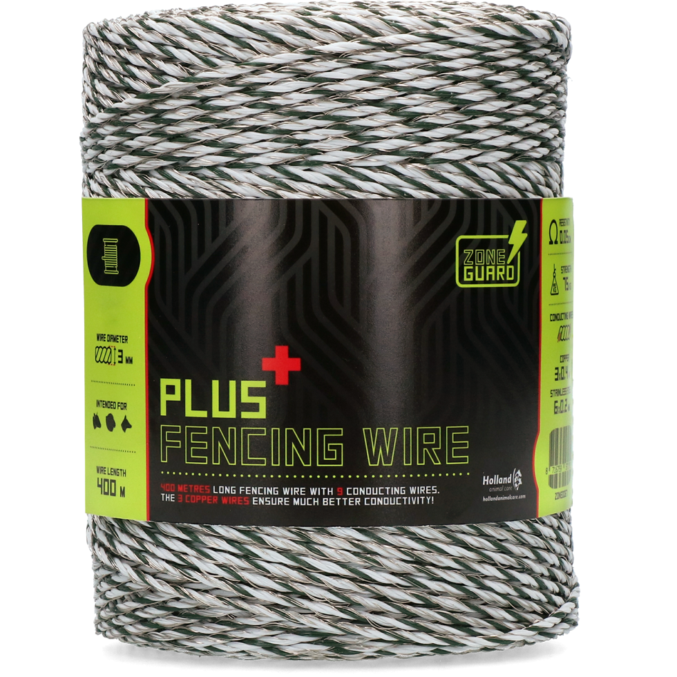 ZoneGuard Plus Zaundraht 3 mm 400 m