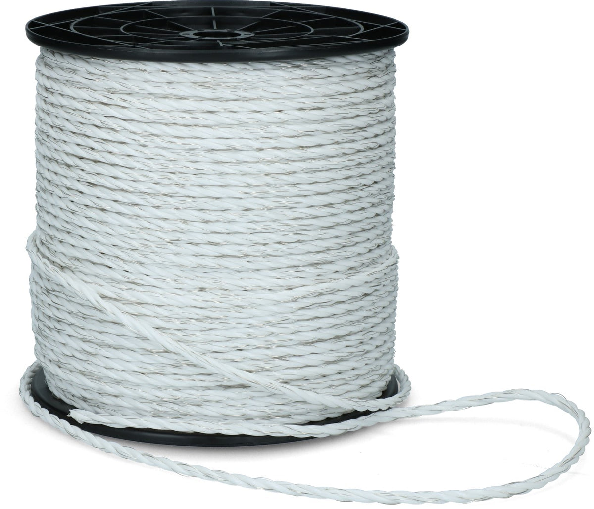 ZoneGuard 6 mm Plus Zaunseil weiß 200 m