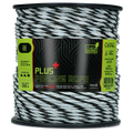ZoneGuard 6 mm Plus Zaunseil schwarz und weiß 200 m