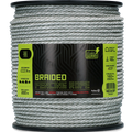ZoneGuard 6 mm geflochtenes Zaunseil weiß und grün 200 m