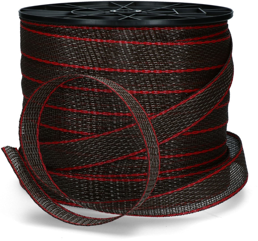 ZoneGuard 40 mm Plus Zaunband braun 200 m