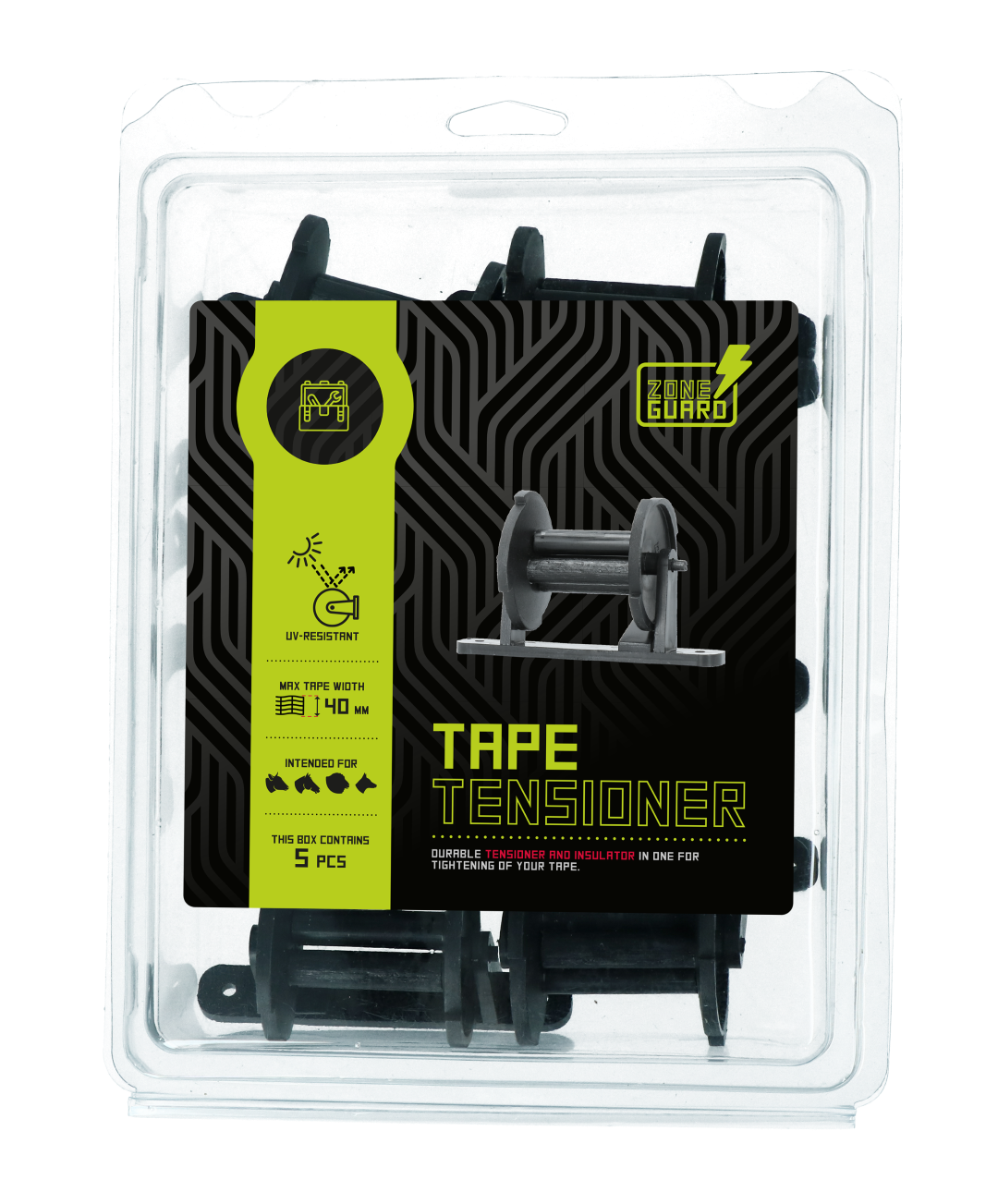 ZoneGuard Breitbandspanner und isolator 40 mm