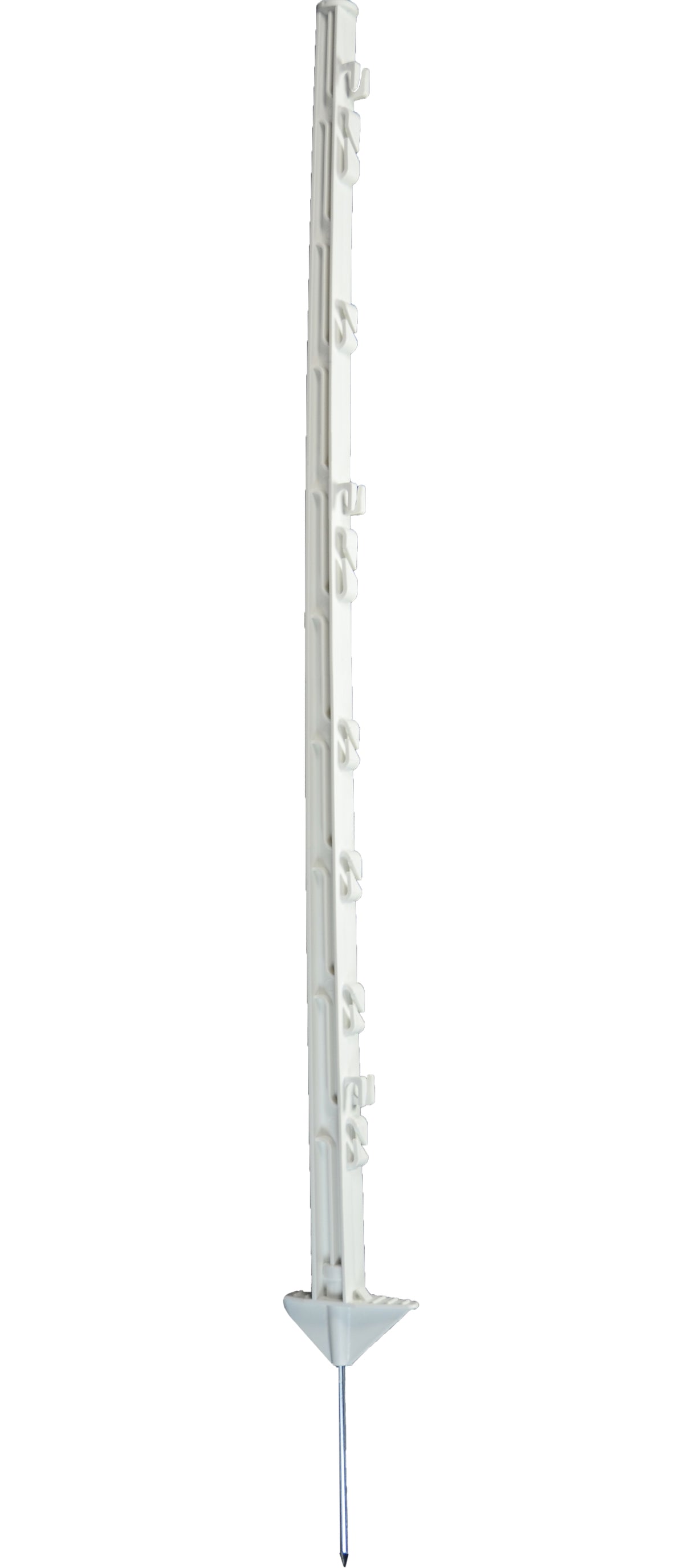 ZoneGuard Kunststoffpfahl 105 cm Weiss