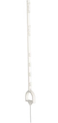 ZoneGuard Kunststoffpfahl Steigbügel 115 cm Weiss