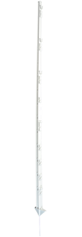 ZoneGuard Kunststoffpfahl 150 cm Weiss