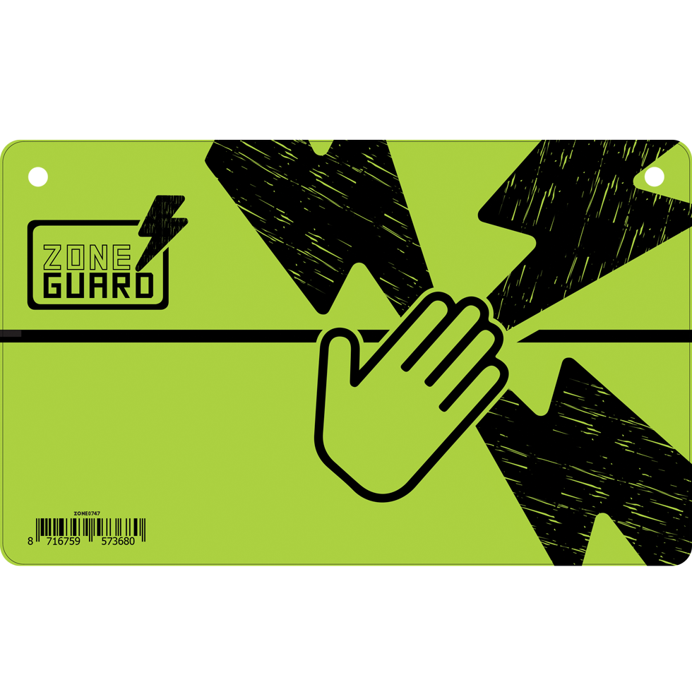 ZoneGuard Warnungsschild Gefahr: Elektrozaun